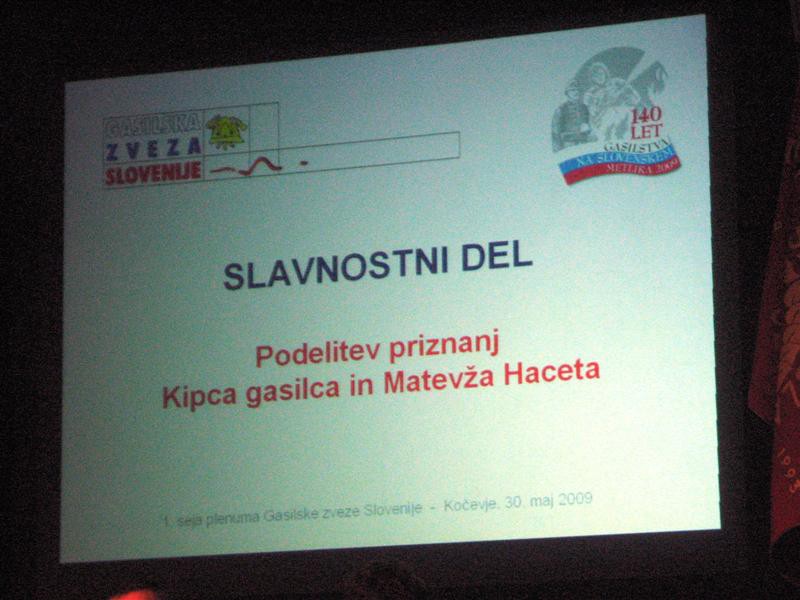 Podelitev nagrade MH 2009 - foto povečava