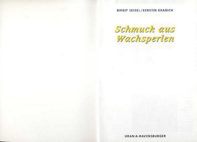 Schmuck aus Wachsperlen - foto povečava