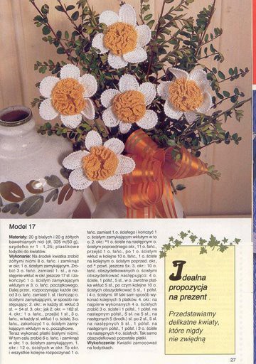Revije-kvačkane rože - foto