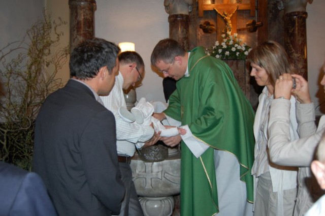 Krst v cerkvi sv.Jakoba. 1.6.2008