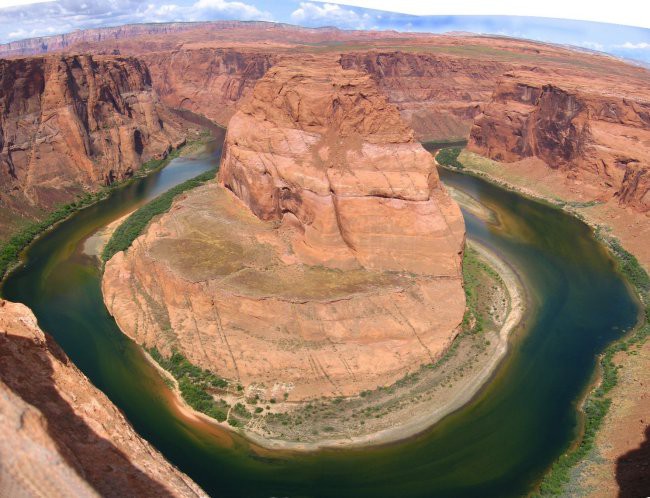 podkvasti ovinek na reki Colorado (Horseshoe Band)