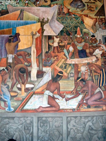freska Diega Rivere v predsedniški palači