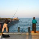 ribiči na Blatenem jezeru