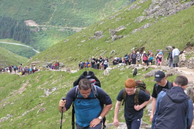 Sobotna božja pot: na Ben Nevis, najvišji vrh britanskega otočja