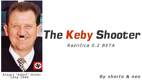 Logo Igre The Keby Shooter Verzije 0.3 Public by shorto & neo