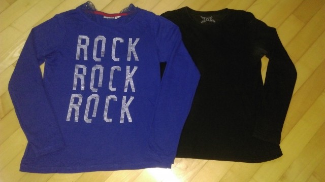 Rock majica: 3eur, črna majica: 3eur