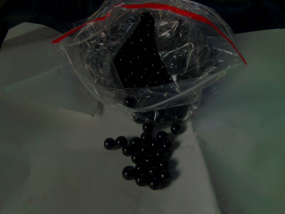  plastične perelce 6.5 mm  - foto povečava