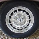 Chrome wheels, chrome bolts and chrome wheel cap.

BRAND NEW TIRES!!