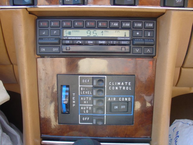 Automatic A/C and original backer radio.