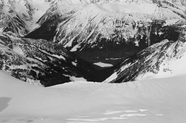 Joffre lakes and Matier glacier