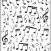 Crafts Too Embossing Folder (approx 12.5cm x 15cm) - Music Notes