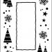 Crafts Too Embossing Folder (approx 10.5cm x 15cm) - Let It Snow Frame