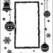 Crafts Too Embossing Folder (approx 10.5cm x 15cm) - Happy Christmas Frame