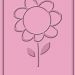 Emboss A2 Flower Circle Card