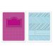 Sizzix Textured Impressions Embossing Folders 2PK - Notebook Covers Set