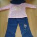 NOV In The Pink 3-delni komplet: jeans hlače, majčka in klobuček, št.86