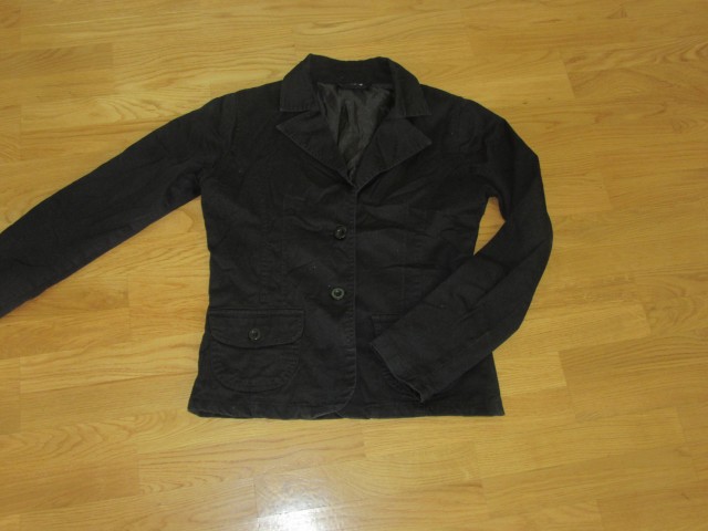 črna jakna, blazer, xs,34, ustreza tudi s, 4 eur