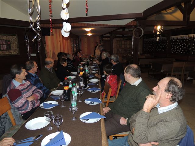 Prednovoletna večerja pri Palukču 22.12.2013 - foto