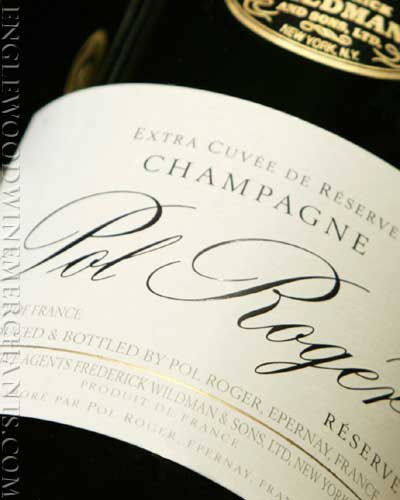 Šampanjec Pol Roger - nalepka