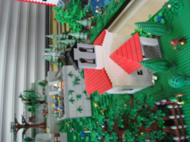 Božična vas + LEGO - foto
