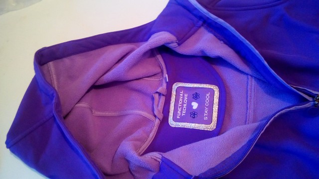 Vijolična softshell jakna za punco št. 128, TAKKO, 7-8 let; 10 EUR