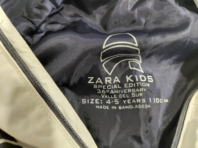 Prehodna jakna zara 4-5 let. - foto