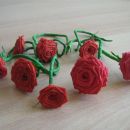 Mini vrtnice iz krep papirja