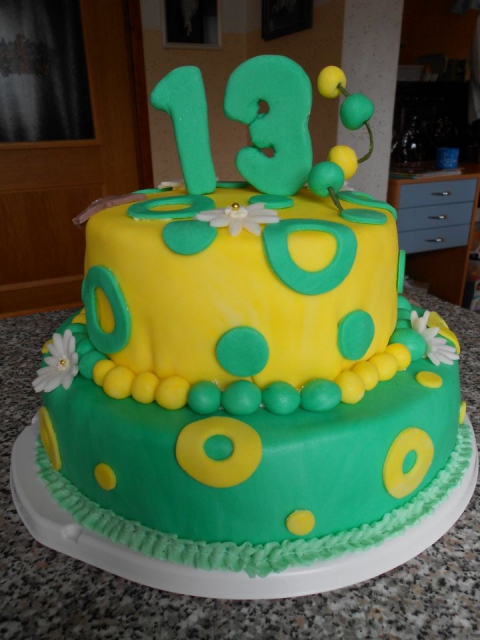 Torta za 13 let