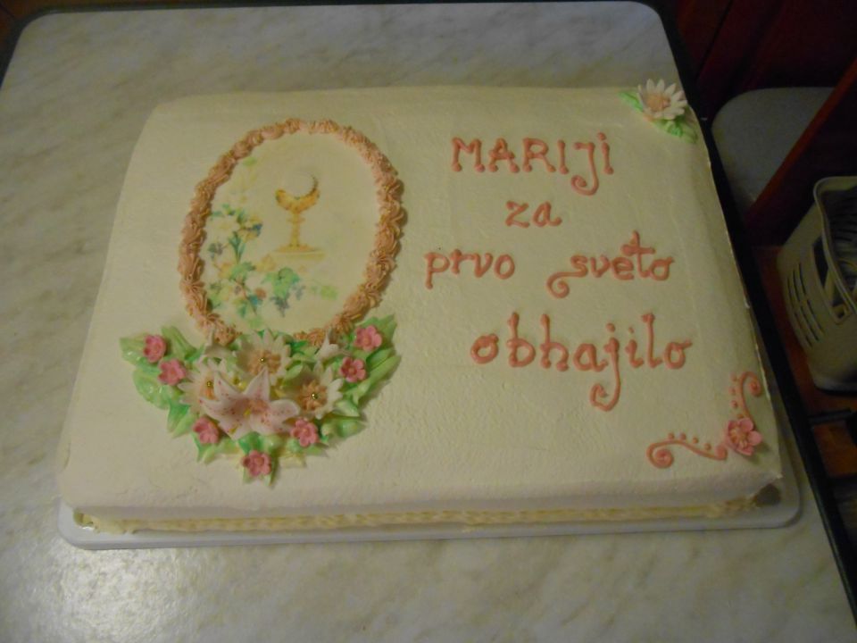 torta prvo sveto obhajilo