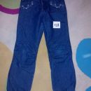 Podlozene jeans hlace 122/128