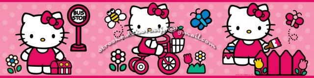 Stenske nalepke Hello Kitty - foto