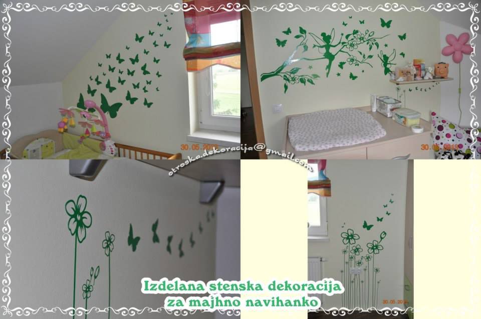Dekorativne stenske nalepke - foto povečava