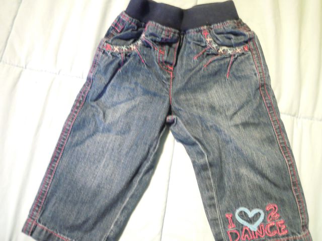 Jeans hlače 68, 2€