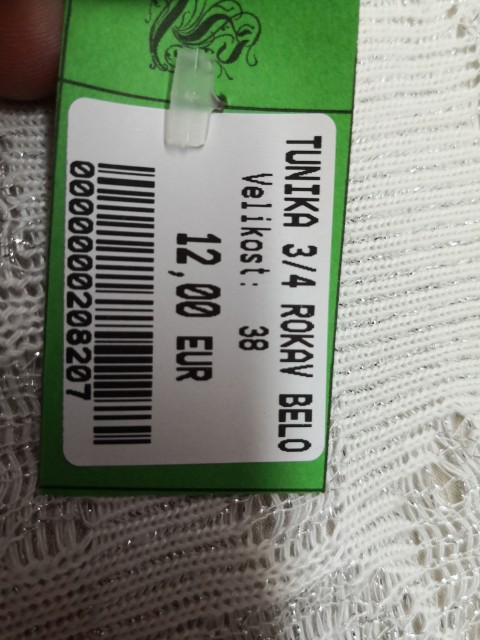 208207 tunika dolg rokav ona on št. 38 - 12 eur