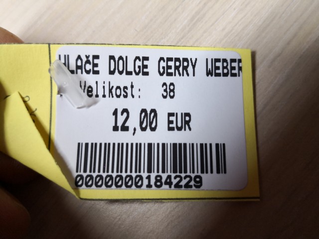184229 hlače gerry weber št. 38 - 12 eur