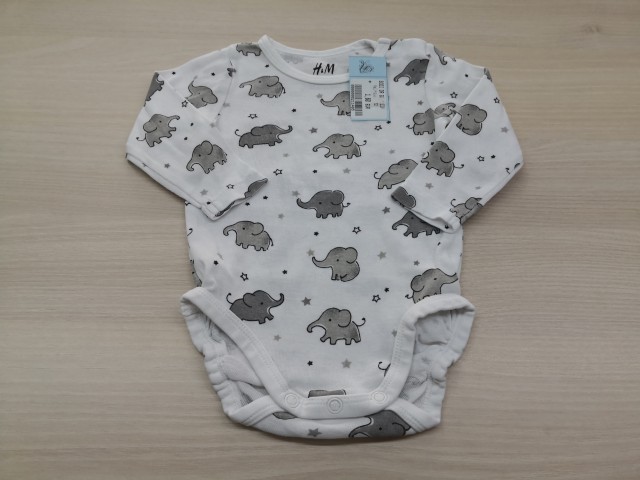 211485 bodi dolg rokav h&m št. 62 - 1,60 eur