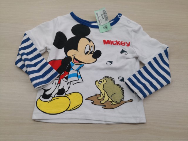 212786 majčka dolg rokav mickey št. 68 - 2 €