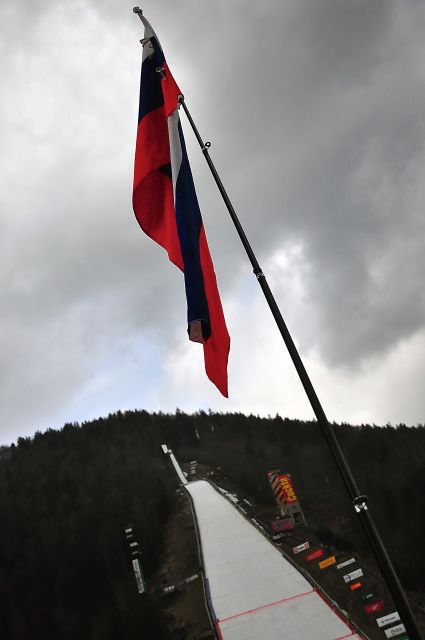 Slovenska zastava - Planica