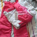 Smučarska jakna in hlače za deklice, velikost velikost 2-3 leta 80-92