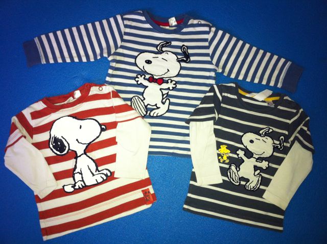 3x Snoopy majčka