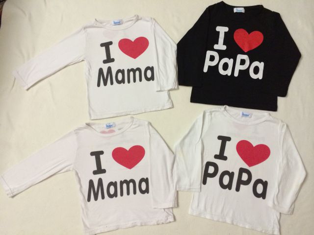 Majčke i love mama oz. i love papa