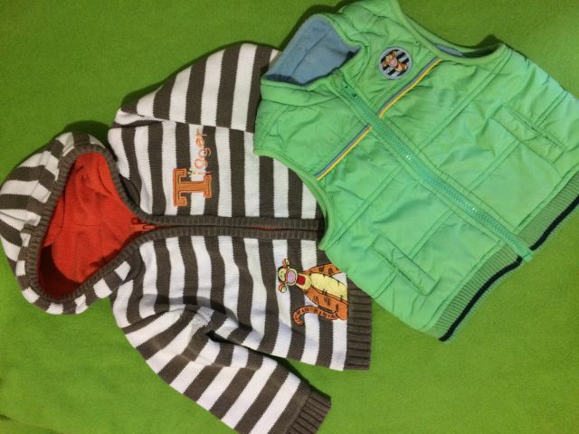 Disney tiger jopica + brezrokavnik primerno za 86