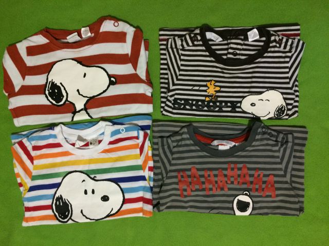 4x H&M Snoopy 86