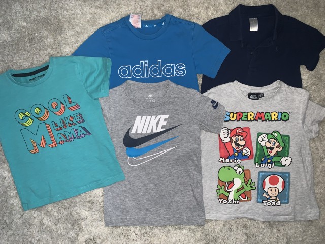 Nike,Adidas,Next,Super Mario majčke vel.104 15€