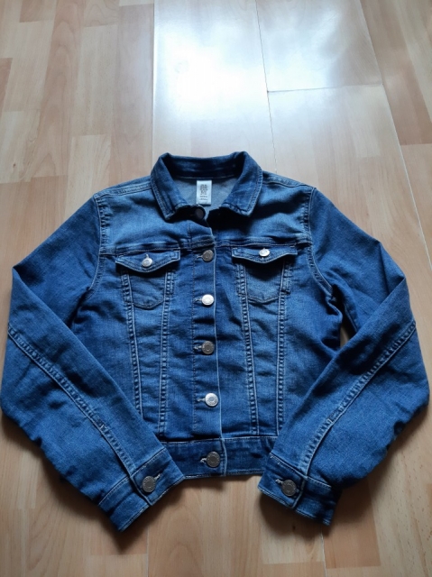 Jeans jaknica H&M za deklico št.140 - foto