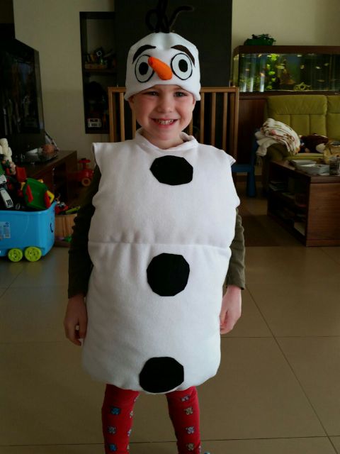 Pustni kostum Olaf - foto