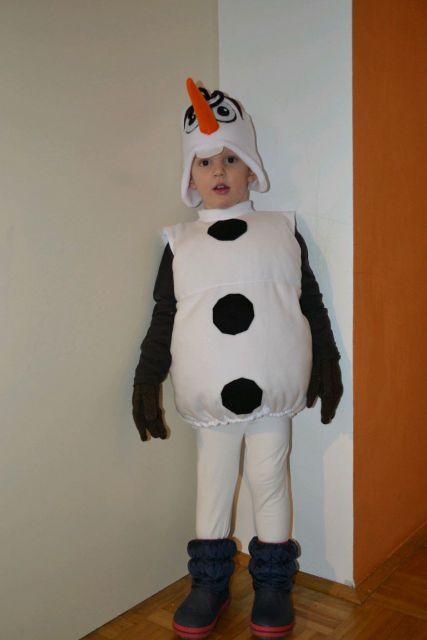 Pustni kostum Olaf - foto