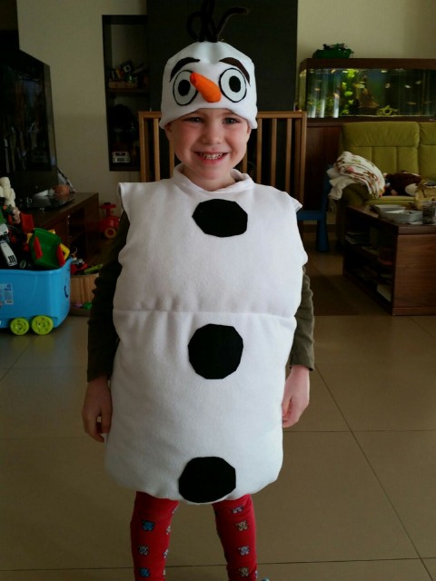 Pustni kostum Olaf