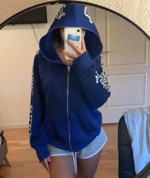 Jopica modra M z zadrgo, 7 € - foto
