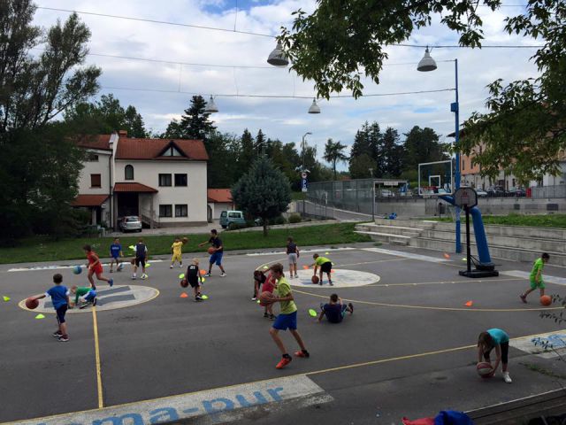 Poletna šola košarke v Parku Nade Žagar - foto